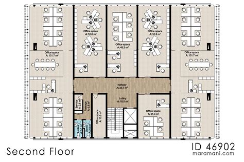 Office Building Lobby Floor Plan Modern Office Building In Tunis: The