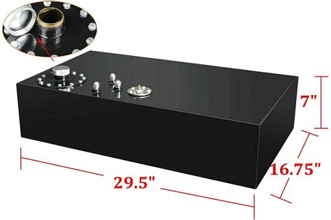 Buy SUPERFASTRACING 17 Gallon 64L Street Rod Aluminum Race Fuel Cell ...