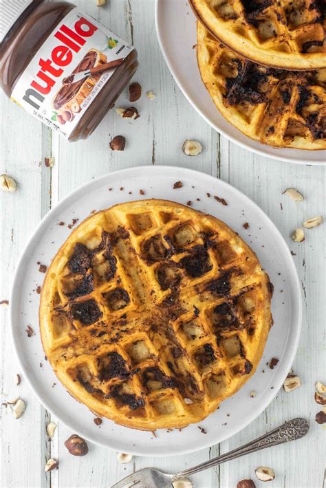 Nutella Waffles Recipe - Chisel & Fork