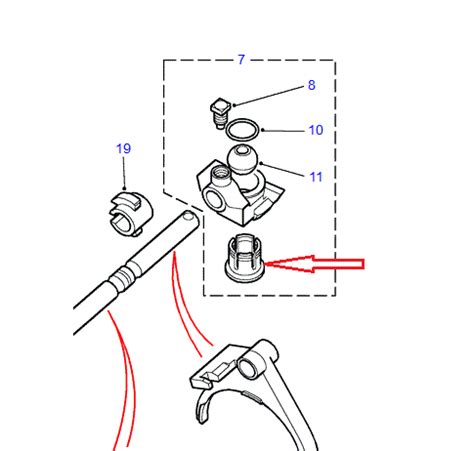 Pouzdro kulisy řazení FTC2203 | Land Rover náhradní díly | Eliott