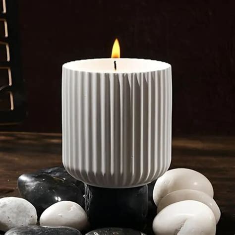 FAIRY BUCKET Aesthetic Soy Wax Scented Candle | Reusable Concrete ...