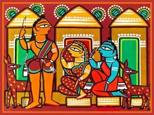 Self Adhesive UV Coated High Resolution Vinyl Print- Ram Sita ...