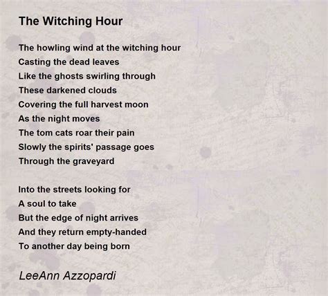 Witching Hour Quotes