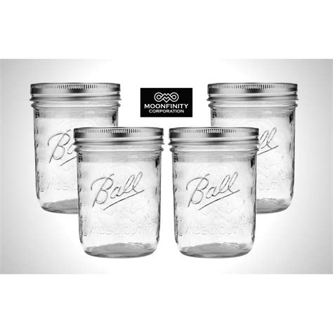 Moonfinity Corporation Mason Glass Jars For Kitchen Storage With ...