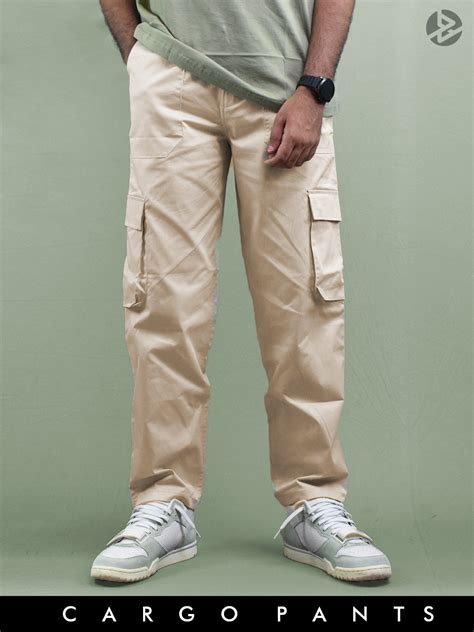 Relaxed Cargo Pants : Beige – Prespies