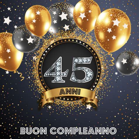 Amazon.in: Buy Buon Compleanno 45 Anni - Libro Ospiti: Libro Ospiti per ...