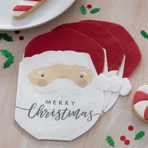 16 Santa napkins - Little Lulubel