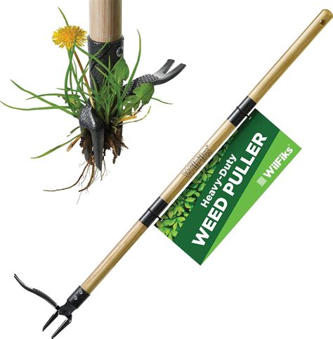 Amazon.com : Weed Puller Tool, Stand Up Heavy Duty Weed Remover Tool ...