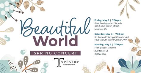 Beautiful World: Colfax Concert, 109 S Mill St, Colfax, WA 99111-1827 ...