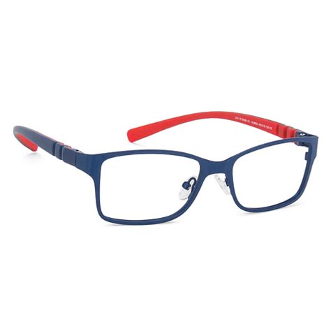 Buy Kids Glasses: Blue Red Full Rim Rectangle Kids 5-8 yrs Lenskart ...