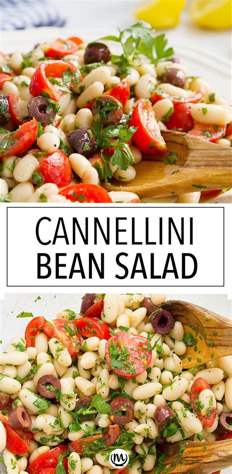 Cannellini Bean Salad | Recipe | Bean salad recipes, Cannellini beans recipes, Bean recipes