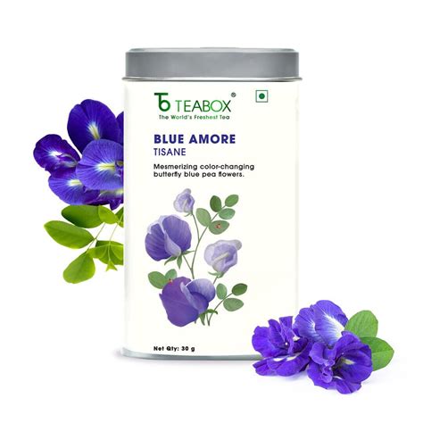 Teabox Butterfly Blue Pea Flower | Aparajita Tea | Colour Changing Tea ...