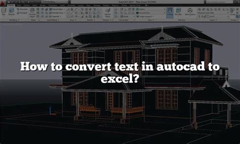 Image result for AutoCAD to Excel Tutorial