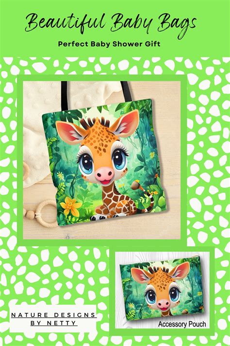 Baby Giraffe Tote Bag Baby Bag Cute Diaper Bag Cute Giraffe - Etsy