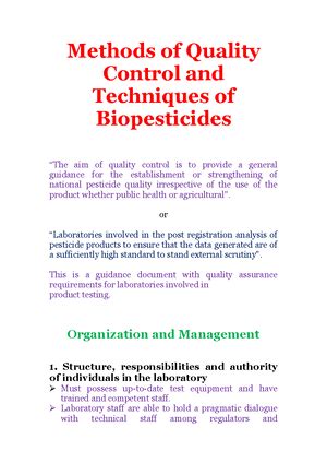 FCO specifications and quality control of biofertilizers - FCO ...
