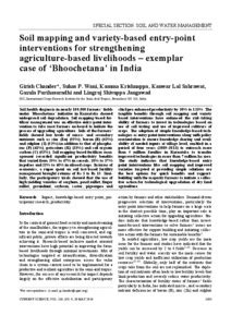 Soil mapping and variety-based entry-point interventions for ...