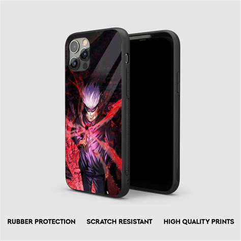 Satoru Cursed Silicone Armored Phone Case - Harness Jujutsu Power