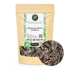 PH Jatamansi Roots 50gm Golden Imported Full Roots (Premium) Bal Chad ...