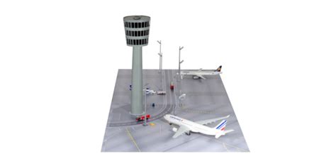 558976 机场塔台 Herpa 1:200 -飞机模型世界