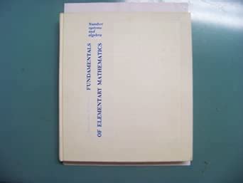 Buy Number Systems and Algebra (Fundamentals of Elementary Mathematics ...
