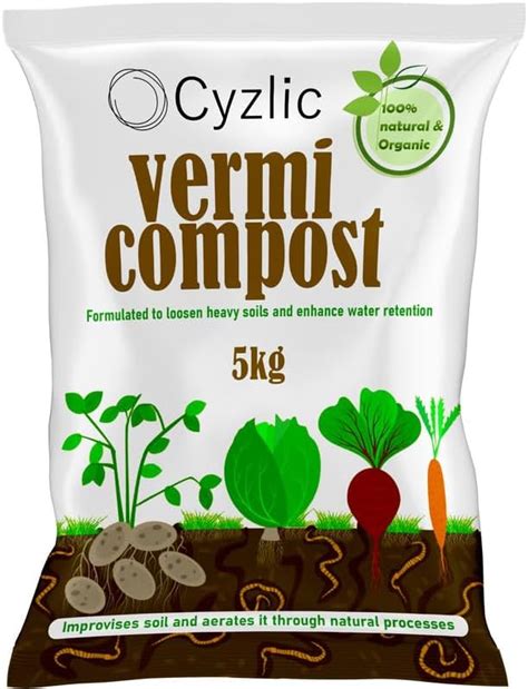 Kraft Seeds by 10CLUB Vermicompost - 5kg | Organic Manure for Plants ...