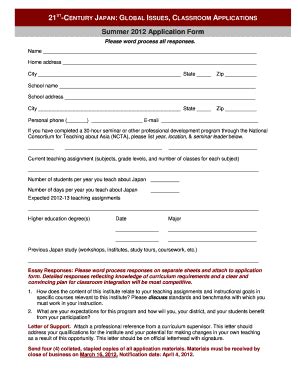 Fillable Online colorado 21 -Century Japan: Global Issues, Classroom ...