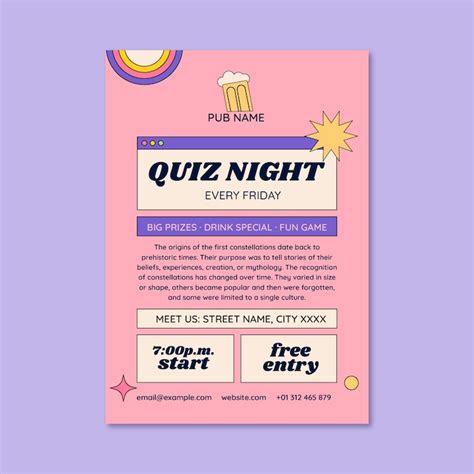 Quiz night invitation Images - Free Download on Freepik