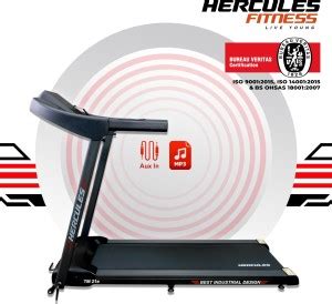 Hercules Fitness Motorized Treadmill 2 HPP for Home Machine, Space ...