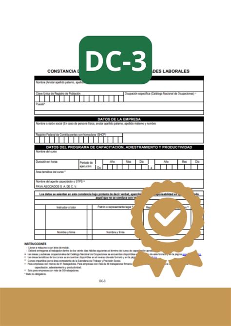 Certificación DC-3