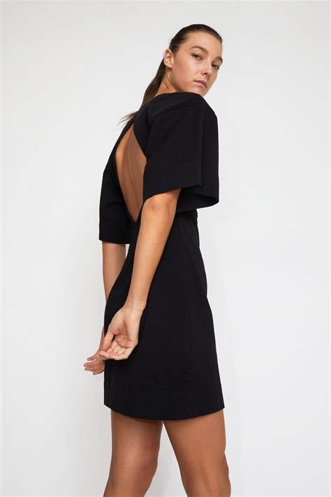 Buy bassike black dress - In stock