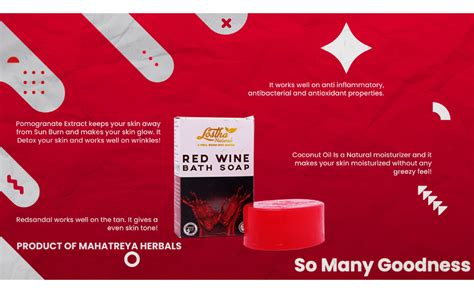 Buy Lostha Naturals Redwine Handmade Soap with Vitamin C , Vitamin E ...