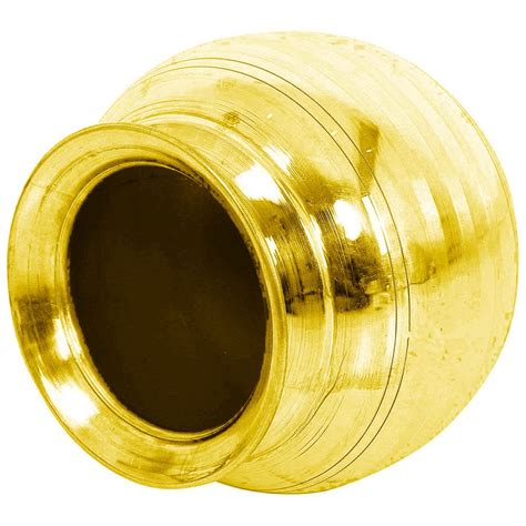 Buy Metal Mission Brass Water Pot, Brass Ghada, Pooja Pot Golden Color ...