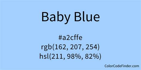 Image result for Baby Blue Color Code