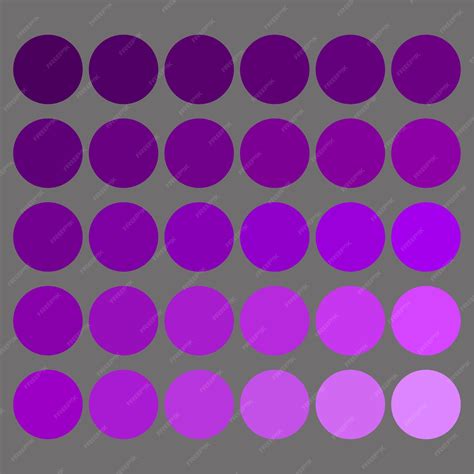 Moderne blauwe palet cirkels Kleurenpalet Vector illustratie | Premium ...