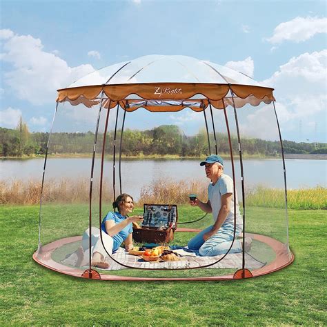 Buy Bubble Clear PVC Tent for 4-6 Person, ZJ Right Dining Igloo PVC ...
