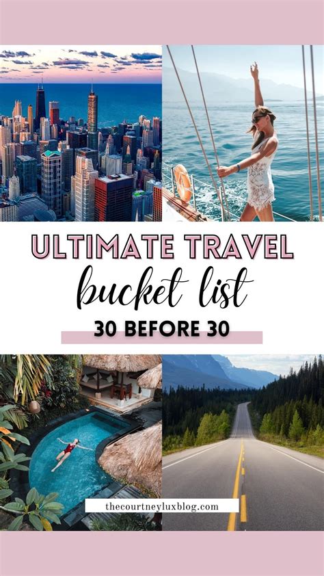 Travel bucket lists 30 before 30 – Artofit