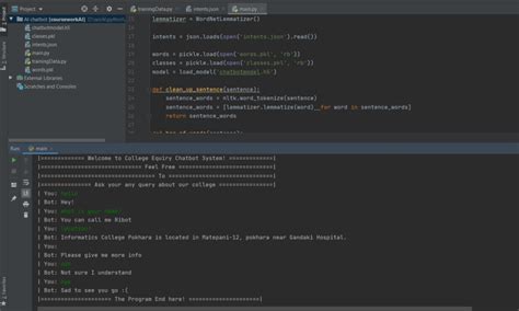 Image result for Chatbot Project in Python with Source Code