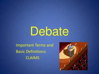 Example of Debate 的图像结果