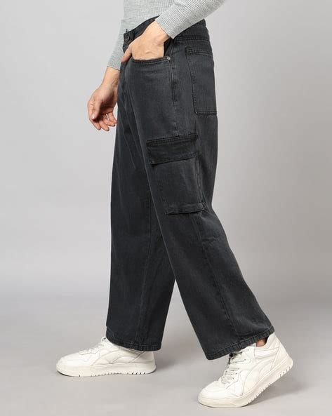 Buy Black Grey Jeans for Men by Shein Online | sheinindia.in