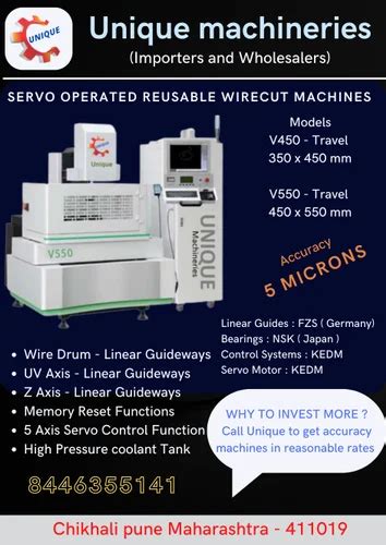 Cnc Edm Machine - CNC Wire Cut AC Servo Manufacturer from Pimpri Chinchwad