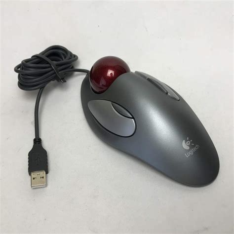 Logitech Trackman Marble USB T-BC21 Mouse 804377-0000 : Amazon.in ...