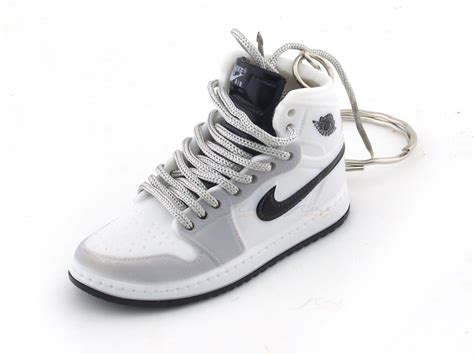 Nike Air White Grey PVC keyring / keychain | Scale Arts India