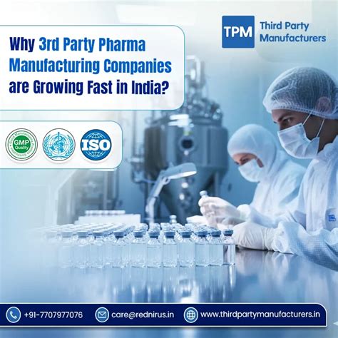 Why 3rd Party Pharma Manufacturing Companies are Growing Fast in India?