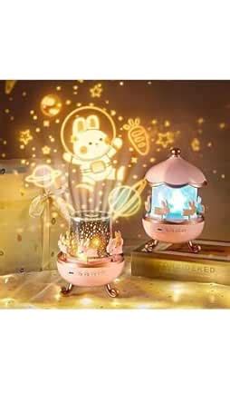 Buy Snuggle Boxes Night Light Rabbit Sky Projector for Kids | 360 ...