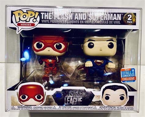 Funko Pop! Heroes Flash and Superman 2 Pack Box Protector - RetroProtection