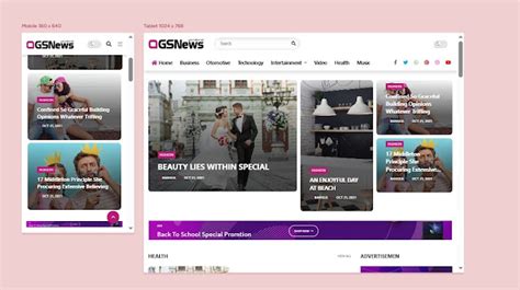 GSNews Premium Blog & Magazine Templates for Blogger