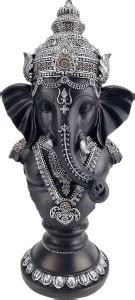ChandniChowk Ganesha Idol Showpiece Decorative Black Statue Decorative ...