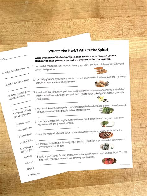 Herbs and spices lesson for culinary arts – Artofit