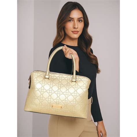 Buy ESBEDA Gold Color Celestial Gleam Handbag With Detachable Strap Online