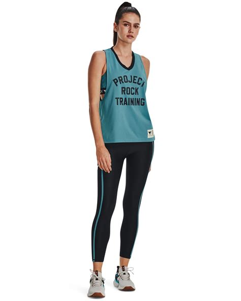 UA Project Rock Penny Mesh Reversible Tank